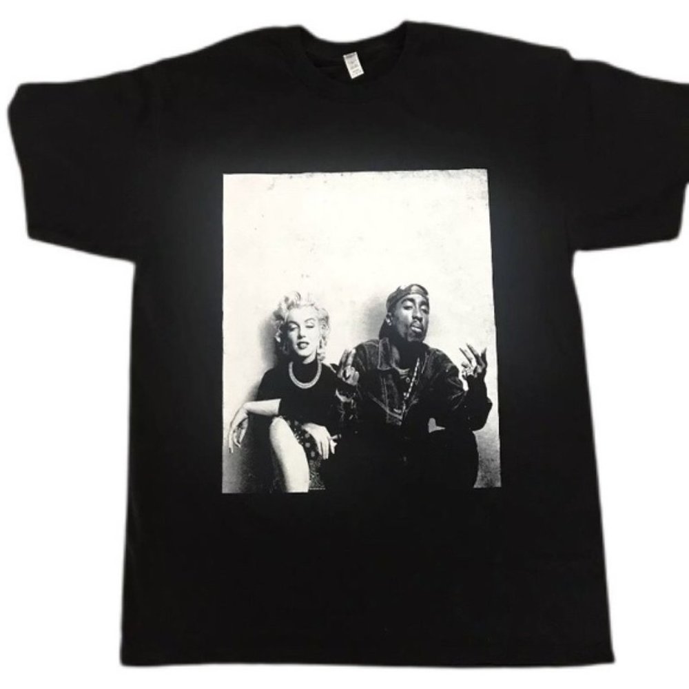 2pac and Marilyn Monroe T-Shirt Unisex